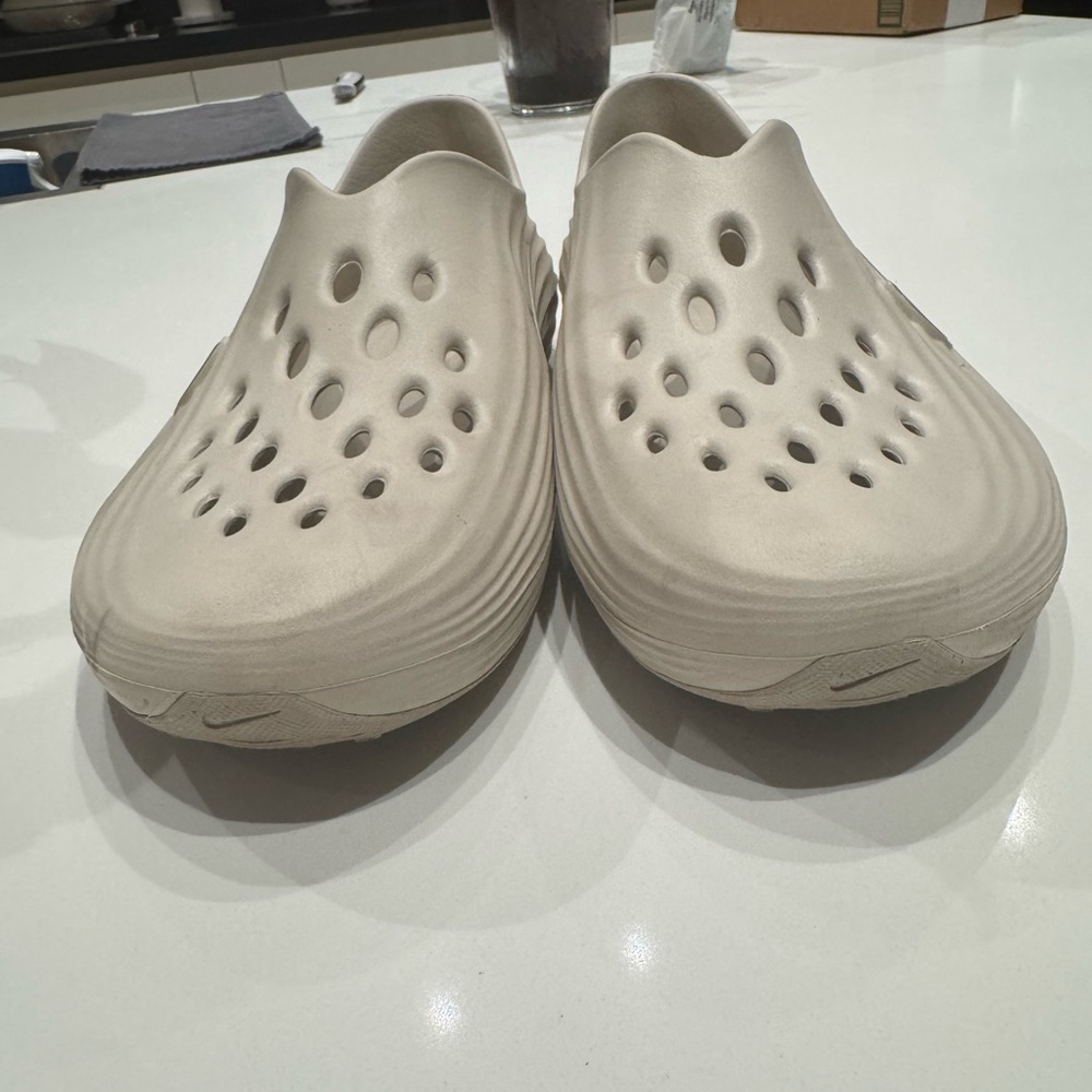 Beige Slip-On Clogs